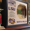 LSU Tigers Framed 3-D Stadium Art LSU Tigers Framed 3-D Stadium Art