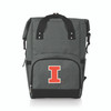 Illinois Fighting Illini On The Go Roll-Top Cooler Backpack | Picnic Time | 616-00-105-216-0