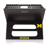 Michigan Wolverines Portable Charcoal BBQ Grill | Picnic Time | 775-00-175-344-0