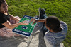 Penn State Nittany Lions Mini Portable Folding Table | Picnic Time | 843-00-141-494-0