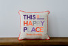 Mississippi Rebels Happy Place Throw Pillow | Little Birdie | UM0140P Mississippi Rebels Happy Place Throw Pillow | Little Birdie | UM0140P