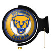 Pittsburgh Panthers: Mascot - Original Round Rotating Lighted Wall Sign | The Fan-Brand | NCPITT-115-02