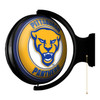 Pittsburgh Panthers: Mascot - Original Round Rotating Lighted Wall Sign | The Fan-Brand | NCPITT-115-02