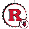 Rutgers Scarlet Knights: Knight - Bottle Cap Dangler | The Fan-Brand | NCRTGR-220-01