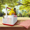 Rutgers Scarlet Knights: Tailgate Caddy - White | The Fan-Brand | NCRTGR-710-01B