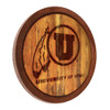 Utah Utes: Branded "Faux" Barrel Top Sign | The Fan-Brand | NCUTAH-240-02 Utah Utes: Branded "Faux" Barrel Top Sign | The Fan-Brand | NCUTAH-240-02