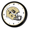 Colorado Buffaloes Retro Lighted Wall Clock - Helmet | The Fan-Brand | NCCOBF-550-03 Colorado Buffaloes Retro Lighted Wall Clock - Helmet | The Fan-Brand | NCCOBF-550-03
