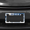 BYU Cougars Primary Chrome License Plate Frame | Rico Industries | AFC510201T