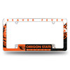 Oregon State Beavers Primary Chrome License Plate Frame | Rico Industries | AFC510302B