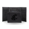 Washington State Cougars Black Laser Engraved Tri-Fold Wallet | Rico Industries | LETRI490101BK Washington State Cougars Black Laser Engraved Tri-Fold Wallet | Rico Industries | LETRI490101BK
