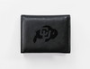 Colorado Buffaloes Black Laser Engraved Tri-Fold Wallet | Rico Industries | LETRI500101BK Colorado Buffaloes Black Laser Engraved Tri-Fold Wallet | Rico Industries | LETRI500101BK