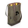 Iowa Hawkeyes 2 Bottle Insulated Wine Cooler Bag | Picnic Time | 536-02-140-224-0