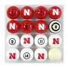 Nebraska Huskers Billiard Balls with Numbers | Imperial | IMP626-3010