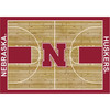 Nebraska Huskers Courtside Rug| Imperial |IMP553-3010