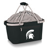Michigan State Spartans Metro Basket Collapsible Cooler Tote | Picnic Time | 645-00-175-354-0