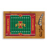 Iowa State Cyclones Icon Glass Top Cutting Board & Knife Set | Picnic Time | 910-00-505-234-0 Iowa State Cyclones Icon Glass Top Cutting Board & Knife Set | Picnic Time | 910-00-505-234-0