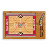 Ohio State Buckeyes Icon Glass Top Cutting Board & Knife Set | Picnic Time | 910-00-505-445-0 Ohio State Buckeyes Icon Glass Top Cutting Board & Knife Set | Picnic Time | 910-00-505-445-0