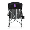 Northwestern Wildcats Outdoor Rocking Camp Chair | Picnic Time | 805-01-175-434-0