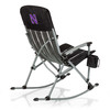 Northwestern Wildcats Outdoor Rocking Camp Chair | Picnic Time | 805-01-175-434-0