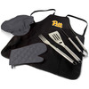 Pittsburgh Panthers BBQ Apron Tote Pro Grill Set | Picnic Time | 635-88-179-504-0 Pittsburgh Panthers BBQ Apron Tote Pro Grill Set | Picnic Time | 635-88-179-504-0