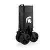 Michigan State Spartans Adventure Wagon Elite All-Terrain Portable Utility Wagon | Picnic Time | 741-85-679-354-0