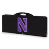 Northwestern Wildcats Picnic Table Portable Folding Table with Seats | Picnic Time | 811-00-175-434-0