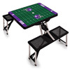 Northwestern Wildcats Picnic Table Portable Folding Table with Seats | Picnic Time | 811-00-175-435-0 Northwestern Wildcats Picnic Table Portable Folding Table with Seats | Picnic Time | 811-00-175-435-0