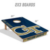 Georgia Tech Yellow Jackets 2x3 All Wood Cornhole Game Set| You the Fan |4616192