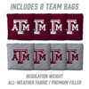 Texas A&M Aggies 2x4 All Wood Cornhole Game Set| You the Fan |4606889 Texas A&M Aggies 2x4 All Wood Cornhole Game Set| You the Fan |4606889