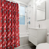 Alabama Crimson Tide Printed Shower Curtain Cover | College Covers | ALASC