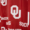 Oklahoma Sooners Printed Shower Curtain Cover | College Covers | OKLSC