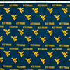 West Virginia Mountaineers Printed Shower Curtain Cover | College Covers | WVASC