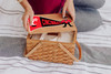 Cincinnati Bearcats Poppy Personal Picnic Basket | Picnic Time | 124-00-299-664-0 Cincinnati Bearcats Poppy Personal Picnic Basket | Picnic Time | 124-00-299-664-0