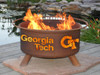 Georgia Tech Yellow Jackets Portable Fire Pit Grill | Patina | F212-1 Georgia Tech Yellow Jackets Portable Fire Pit Grill | Patina | F212-1