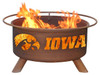 Iowa Hawkeyes Portable Fire Pit Grill | Patina | F241
