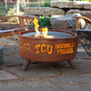 TCU Horned Frogs Portable Fire Pit Grill | Patina | F428 TCU Horned Frogs Portable Fire Pit Grill | Patina | F428