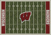 Wisconsin Badgers Football Field Rug | Imperial | 520-3013 Wisconsin Badgers Football Field Rug | Imperial | 520-3013