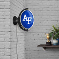 Air Force Academy Falcons Original Oval Rotating Lighted Wall Sign - Blue