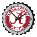 Alabama Crimson Tide Bottle Cap Wall Clock | The Fan-Brand | NCALCT-540-01