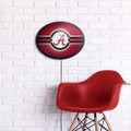 Alabama Crimson Tide Oval Slimline Lighted Wall Sign - Crimson