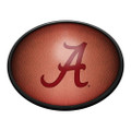 Alabama Crimson Tide Pigskin - Oval Slimline Lighted Wall Sign | The Fan-Brand | NCALCT-140-21