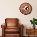 Alabama Crimson Tide Seal - Faux Barrel Top Wall Clock