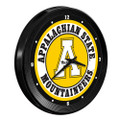 Appalachian State Mountaineers Ribbed Frame Wall Clock