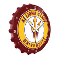 Arizona State Sun Devils Bottle Cap Wall Clock - Maroon