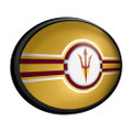 Arizona State Sun Devils Oval Slimline Lighted Wall Sign - Yellow