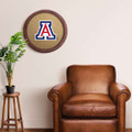 Arizona Wildcats Faux Barrel Framed Cork Board