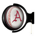 Arkansas Razorbacks Baseball - Round Rotating Lighted Wall Sign