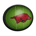 Arkansas Razorbacks On the 50 - Oval Slimline Lighted Wall Sign