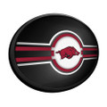 Arkansas Razorbacks Oval Slimline Lighted Wall Sign - Black