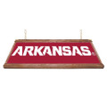 Arkansas Razorbacks Premium Wood Pool Table Light - Red